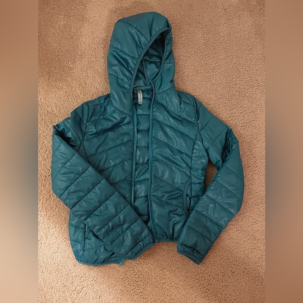 Teal (Kids) Puffer Jacket